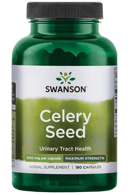 Swanson Celery Seed - 500mg - 180 caps