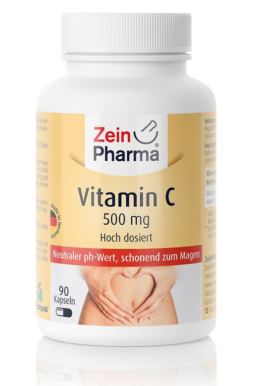 Zein Pharma Vitamin C Buffered - 500mg - 90 caps