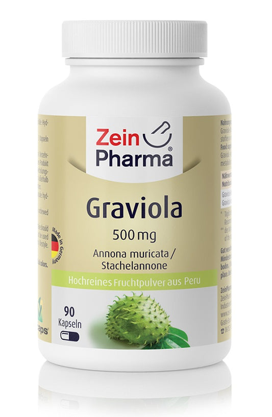 Zein Pharma Graviola - 500mg - 90 caps