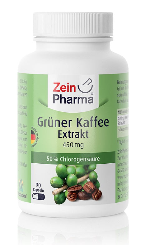 Zein Pharma Green Coffee Extract - 450mg - 90 caps