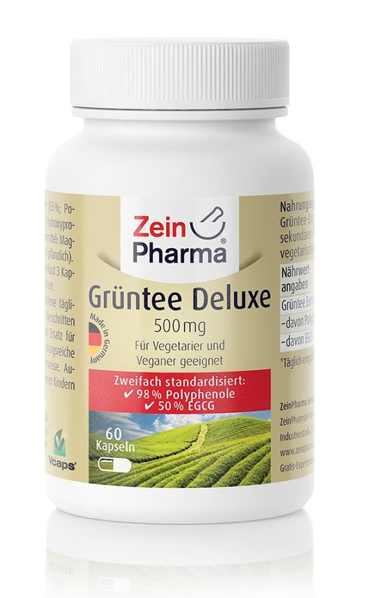 Zein Pharma Green Tea Deluxe - 500mg - 60 caps