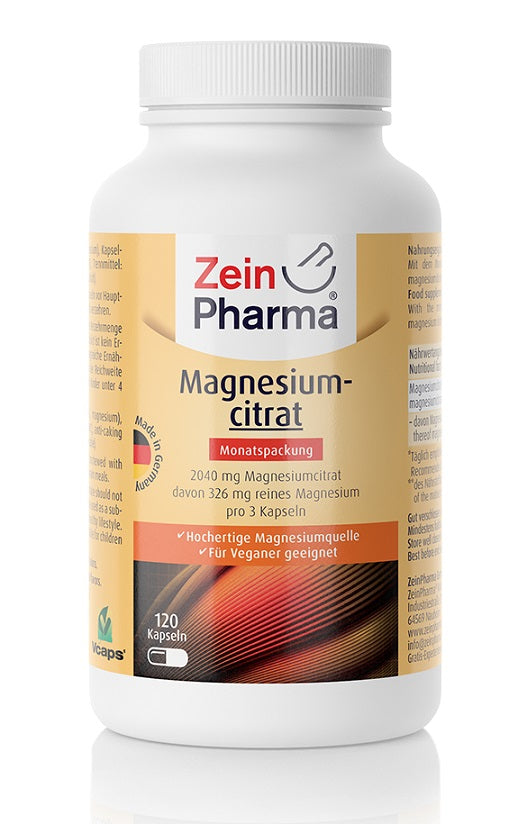 Zein Pharma Magnesium Citrate - 680mg - 120 caps