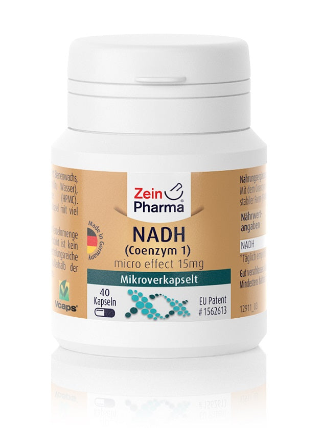Zein Pharma NADH (Coenzyme 1) - 15mg - 40 caps