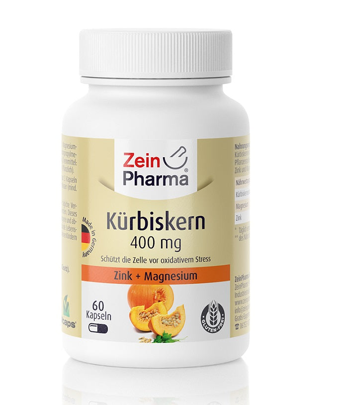 Zein Pharma Pumpkin Seed - 400mg - 60 caps