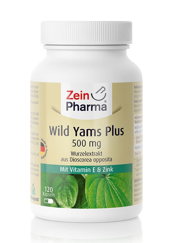 Zein Pharma Wild Yams Plus - 500mg - 120 caps