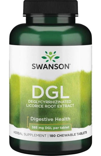 Swanson DGL 385mg  180 chewable tablets- 385mg - 180 chewable tablets