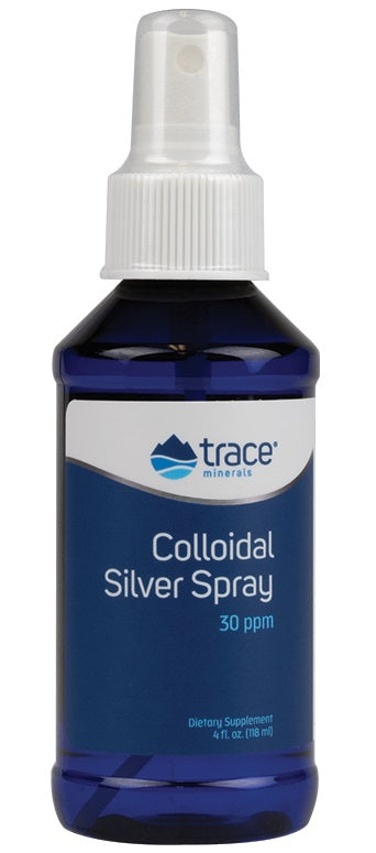 Trace Minerals Colloidal Silver Spray - 30ppm - 118 ml.