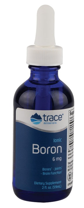 Trace Minerals Ionic Boron - 6mg - 59 ml.