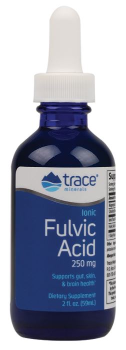 Trace Minerals Ionic Fulvic Acid - 250mg - 59 ml.