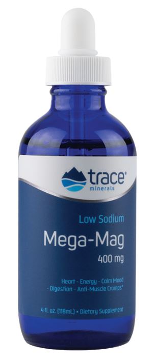 Trace Minerals Mega-Mag - 400mg - 118 ml.