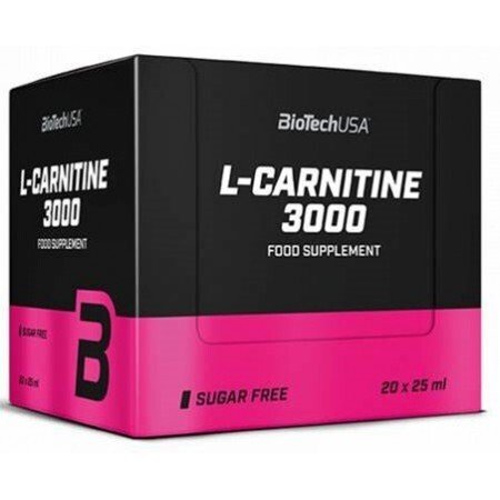 BioTechUSA L-Carnitine 3000 - 20 x 25 ml.