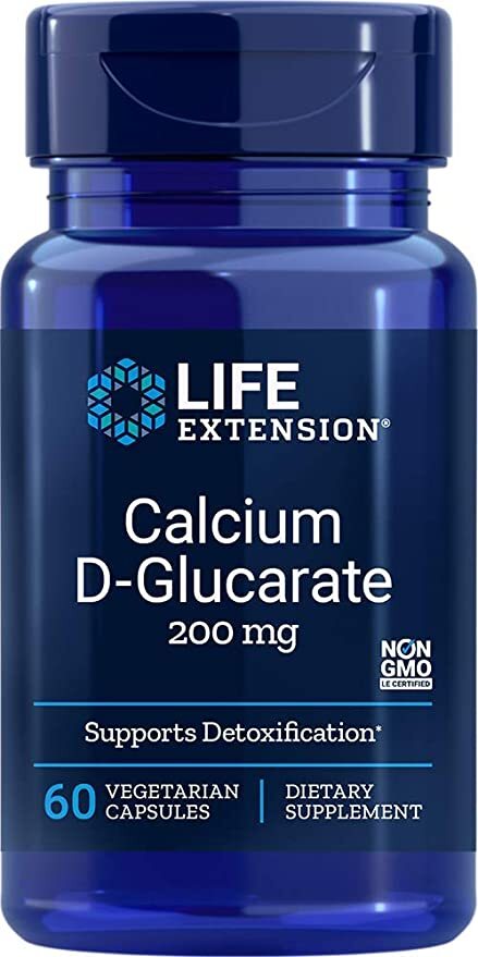 Life Extension Calcium D-Glucarate - 200mg - 60 vcaps