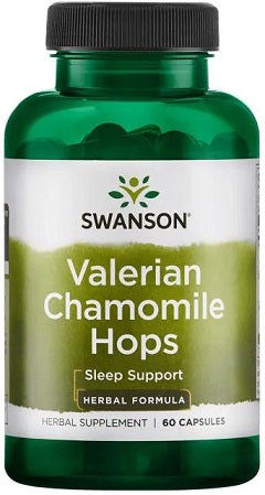 Swanson Valerian Chamomile & Hops - 60 caps