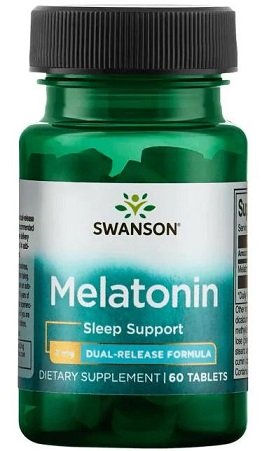 Swanson Melatonin Dual-Release 3mg - 60 tablets