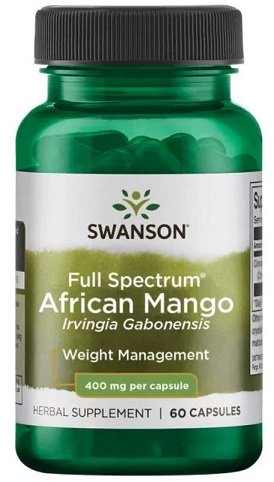 Swanson Full Spectrum African Mango (Irvingia Gabonensis) - 400mg - 60 caps