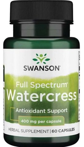 Swanson Full Spectrum Watercress - 400mg - 60 caps