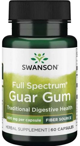 Swanson Full Spectrum Guar Gum - 400mg - 60 caps