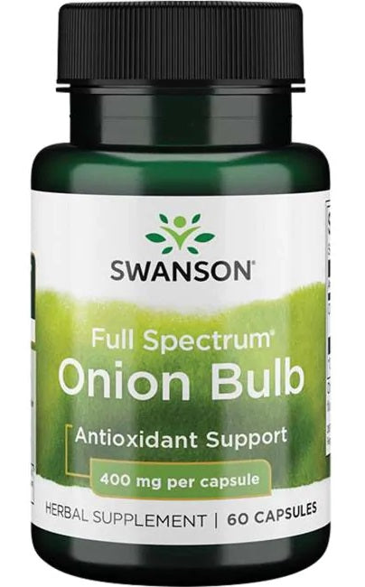 Swanson Full Spectrum Onion Bulb - 400mg - 60 caps