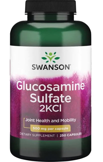 Swanson Glucosamine Sulfate 2KCl - 500mg - 250 caps