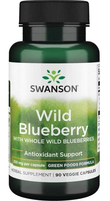 Swanson Wild Blueberry - 250mg - 90 vcaps