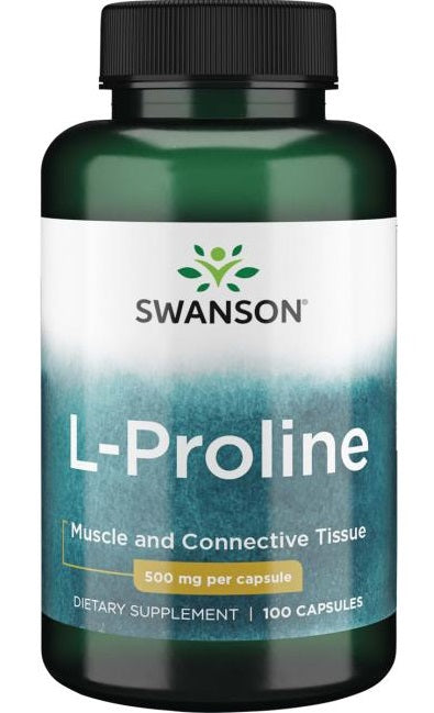 Swanson L-Proline - 500mg - 100 caps