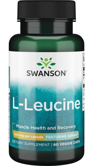 Swanson AjiPure L-Leucine - 500mg - 60 vcaps