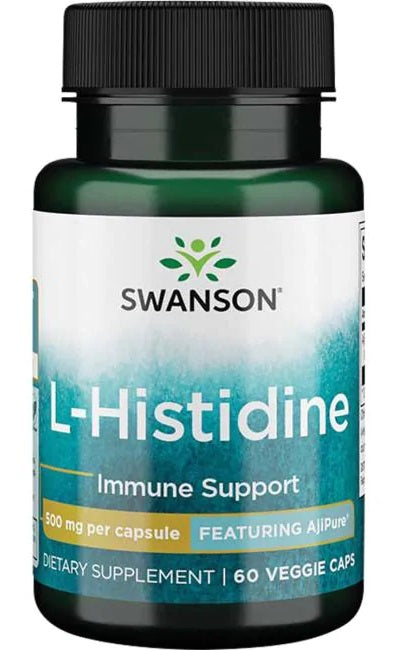 Swanson AjiPure L-Histidine - 500mg - 60 vcaps