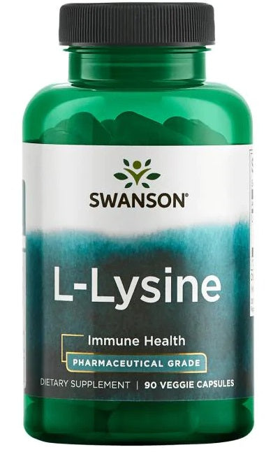 Swanson AjiPure L-Lysine - 500mg - 90 vcaps