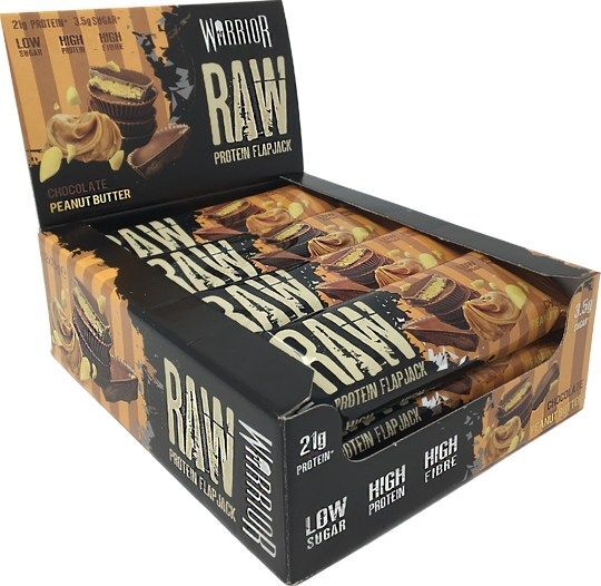 Warrior Raw Protein Flapjack - 12 bars