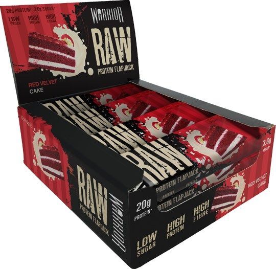 Warrior Raw Protein Flapjack - 12 bars