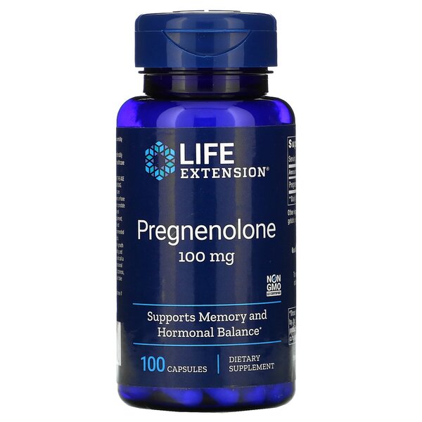 Life Extension Pregnenolone - 100mg - 100 caps