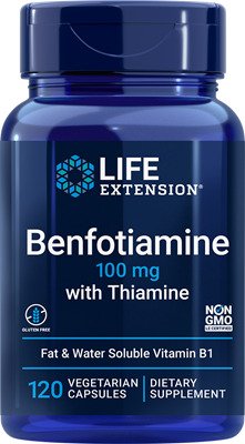 Life Extension Benfotiamine with Thiamine - 100mg - 120 vcaps