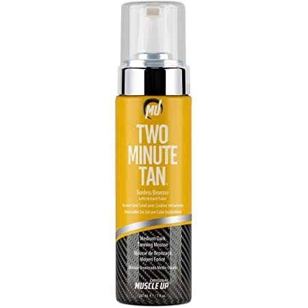 Pro Tan Two Minute Tan Sunless Bronzer Instant Glow Dark Tanning Gel - 237 ml.