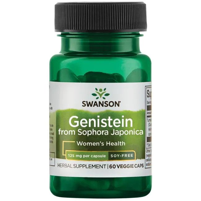 Swanson Genistein from Sophora Japonica - 125mg - 60 vcaps