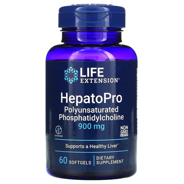 Life Extension HepatoPro Polyunsaturated Phosphatidylcholine - 900mg - 60 softgels