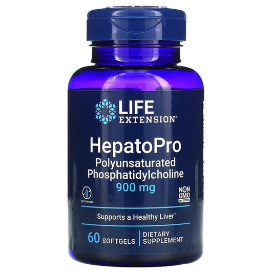 Life Extension HepatoPro Polyunsaturated Phosphatidylcholine - 900mg - 60 softgels