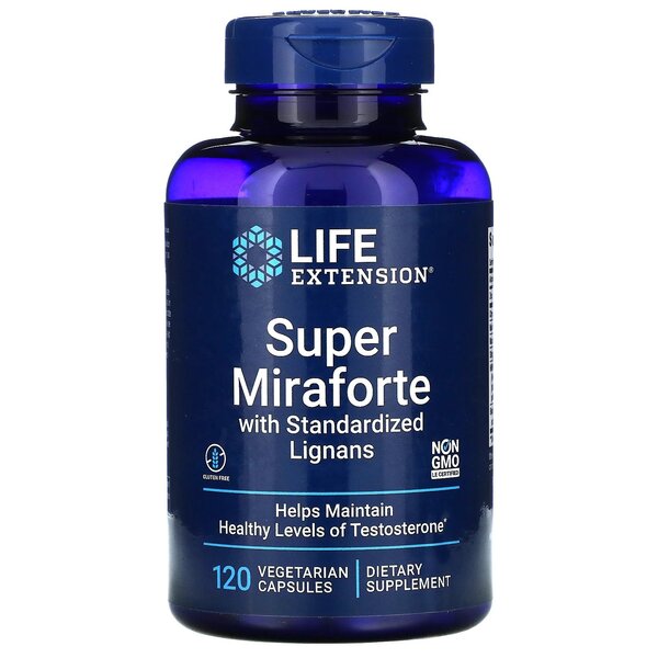 Life Extension Super Miraforte with Standardized Lignans  - 120 vcaps