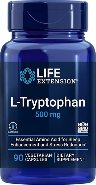 Life Extension L-Tryptophan - 500mg - 90 vcaps