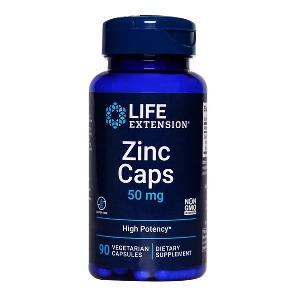 Life Extension Zinc Caps - 50mg - 90 vcaps