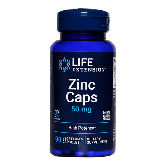 Life Extension Zinc Caps - 50mg - 90 vcaps