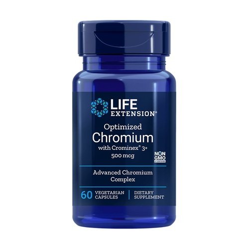 Life Extension Optimized Chromium with Crominex 3+ - 500mcg - 60 vcaps