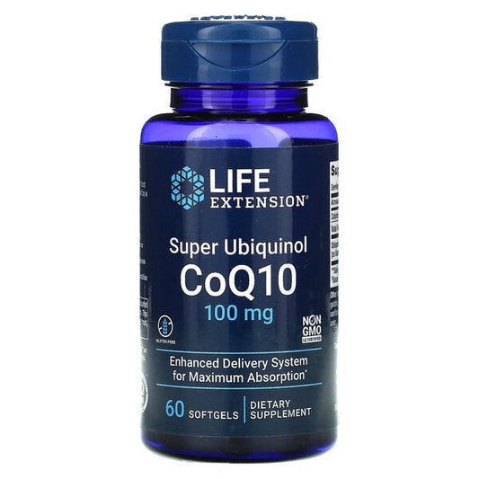 Life Extension Super Ubiquinol CoQ10 - 100mg - 60 softgels