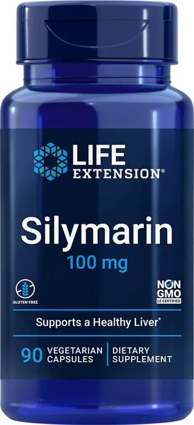 Life Extension Silymarin - 100mg - 90 vcaps