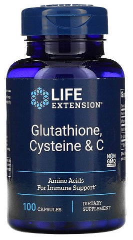 Life Extension Glutathione Cysteine & C - 100 caps