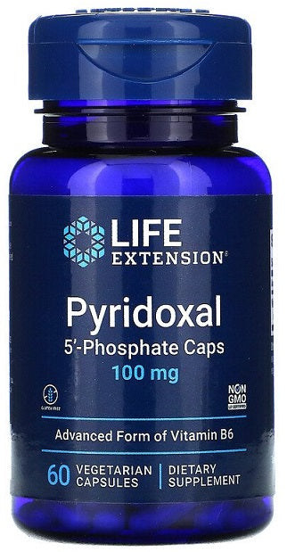 Life Extension Pyridoxal 5'-Phosphate Caps - 100mg - 60 vcaps