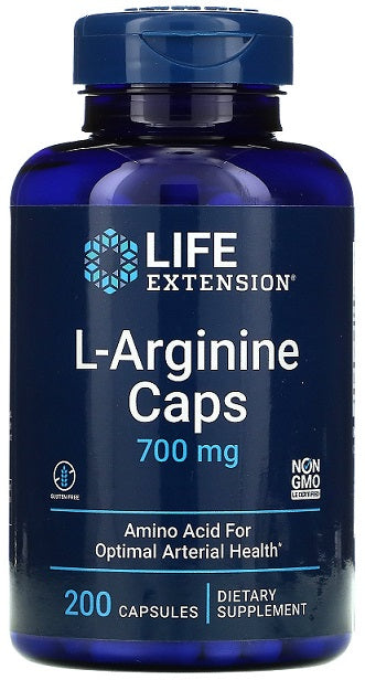 Life Extension L-Arginine Caps - 700mg - 200 caps