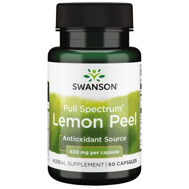 Swanson Full Spectrum Lemon Peel - 400mg - 60 caps