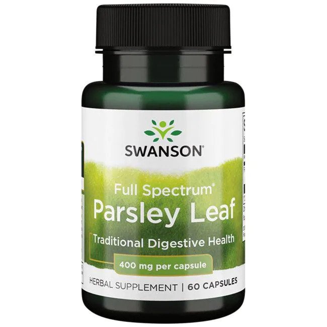 Swanson Full Spectrum Parsley Leaf - 400mg - 60 caps