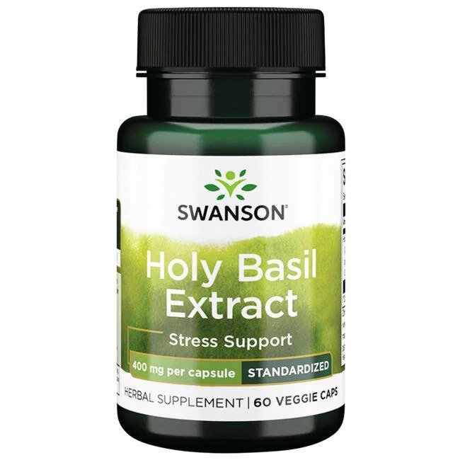 Swanson Holy Basil Extract - 400mg - 60 vcaps