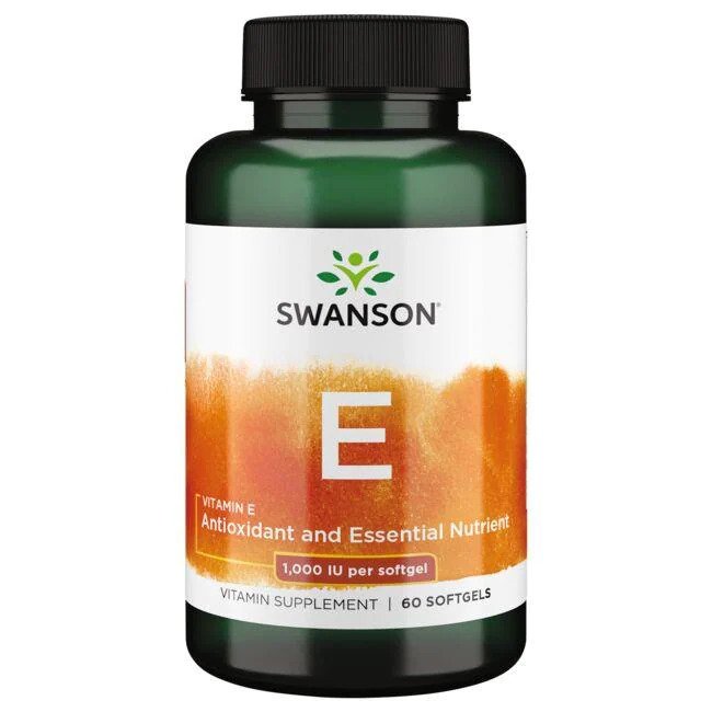 Swanson Vitamin E - 1000 IU - 100 softgels